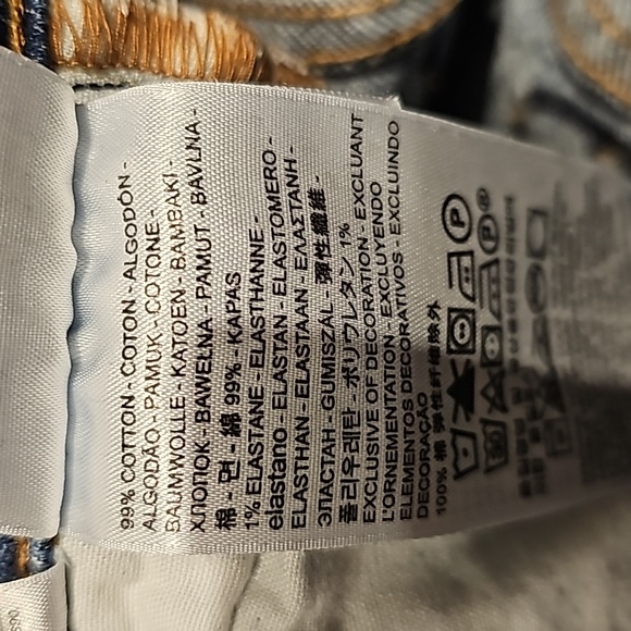 Levis Blue Altered 501 Skinny Jeans In Moody Blues Dize 26 L30 - Picture 11 of 13